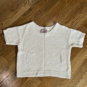 Juicy Couture cropped short sleeve sweater